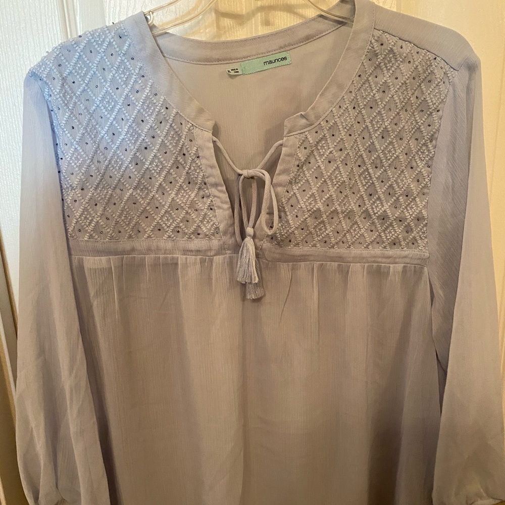 Maurices sheer top